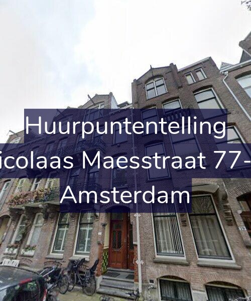 Foto gevel Huurpuntentelling voor Nicolaas Maesstraat 77-H, Amsterdam