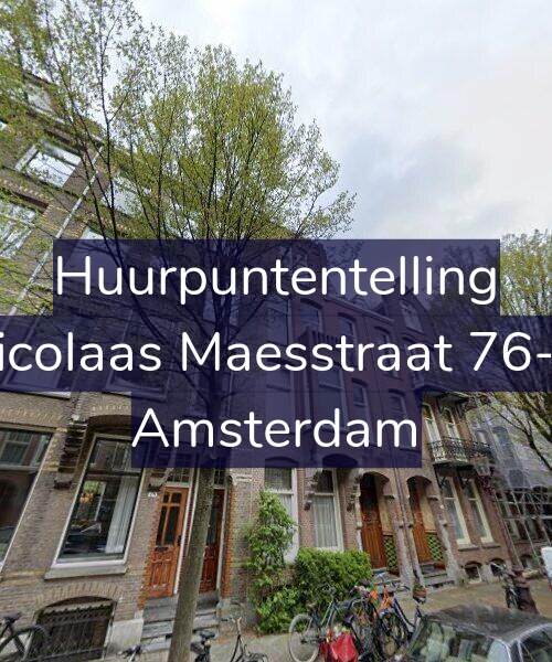 Foto gevel Huurpuntentelling voor Nicolaas Maesstraat 76-H, Amsterdam