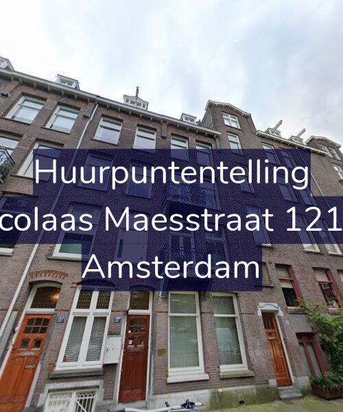 Foto gevel Huurpuntentelling voor Nicolaas Maesstraat 121-3, Amsterdam