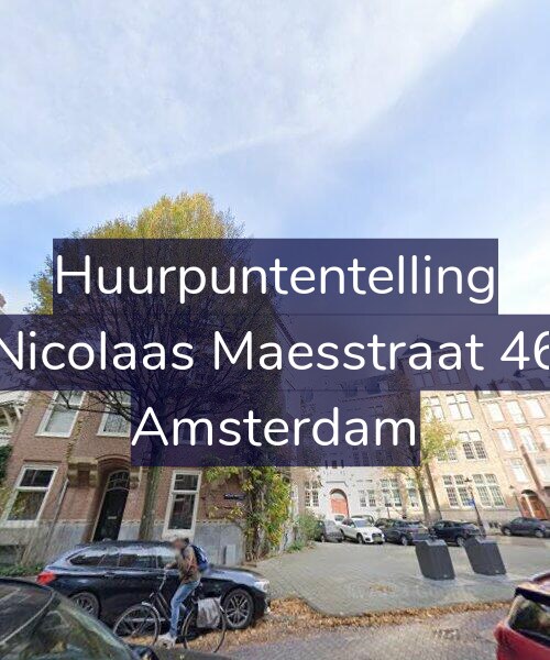 Foto gevel Huurpuntentelling voor Nicolaas Maesstraat 46, Amsterdam
