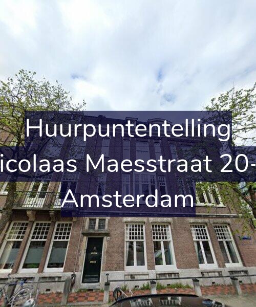 Foto gevel Huurpuntentelling voor Nicolaas Maesstraat 20-2, Amsterdam