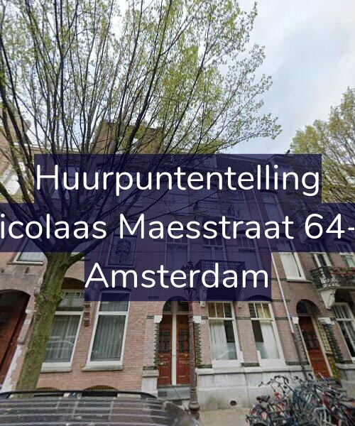 Foto gevel Huurpuntentelling voor Nicolaas Maesstraat 64-2, Amsterdam
