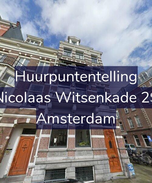 Foto gevel Huurpuntentelling voor Nicolaas Witsenkade 29, Amsterdam