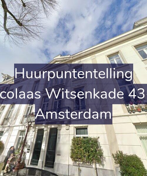 Foto gevel Huurpuntentelling voor Nicolaas Witsenkade 43-B, Amsterdam