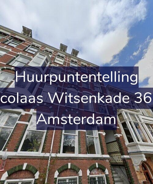 Foto gevel Huurpuntentelling voor Nicolaas Witsenkade 36-2, Amsterdam