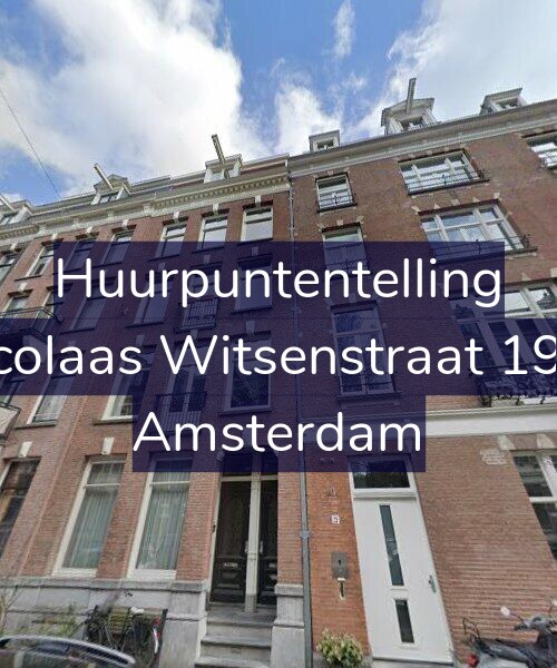 Foto gevel Huurpuntentelling voor Nicolaas Witsenstraat 19-C, Amsterdam