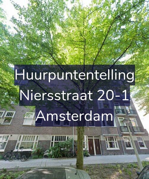 Foto gevel Huurpuntentelling voor Niersstraat 20-1, Amsterdam