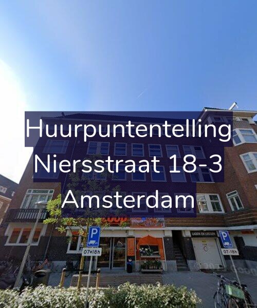 Foto gevel Huurpuntentelling voor Niersstraat 18-3, Amsterdam