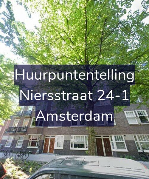 Foto gevel Huurpuntentelling voor Niersstraat 24-1, Amsterdam