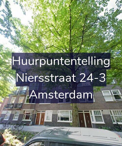 Foto gevel Huurpuntentelling voor Niersstraat 24-3, Amsterdam