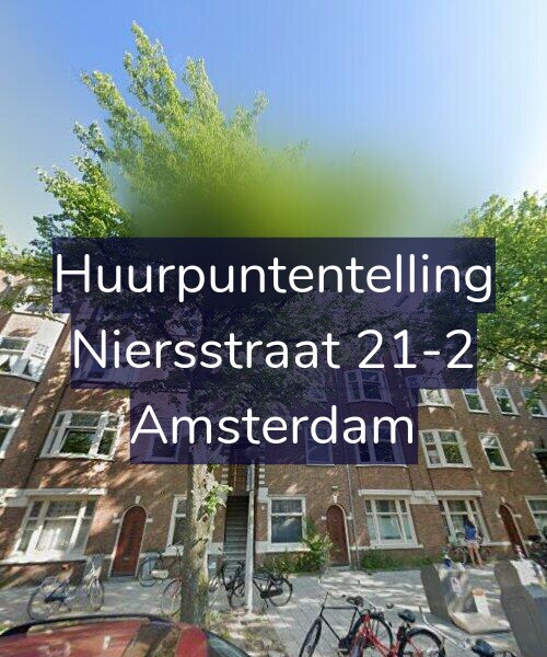 Foto gevel Huurpuntentelling voor Niersstraat 21-2, Amsterdam