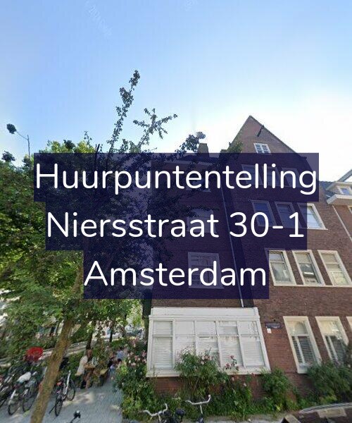 Foto gevel Huurpuntentelling voor Niersstraat 30-1, Amsterdam