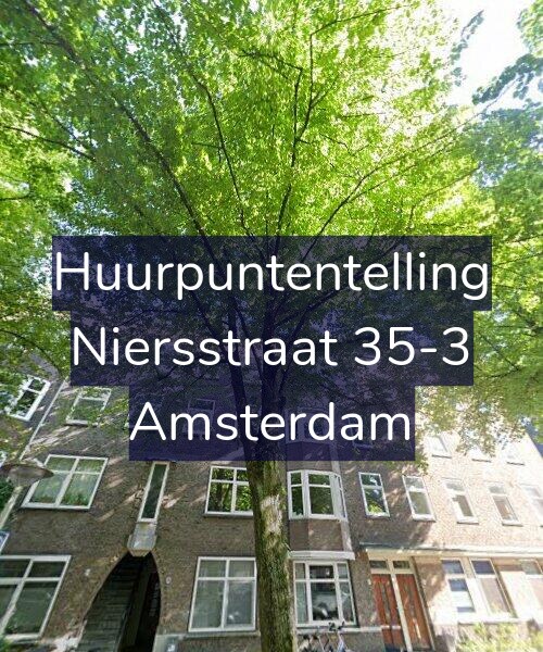 Foto gevel Huurpuntentelling voor Niersstraat 35-3, Amsterdam