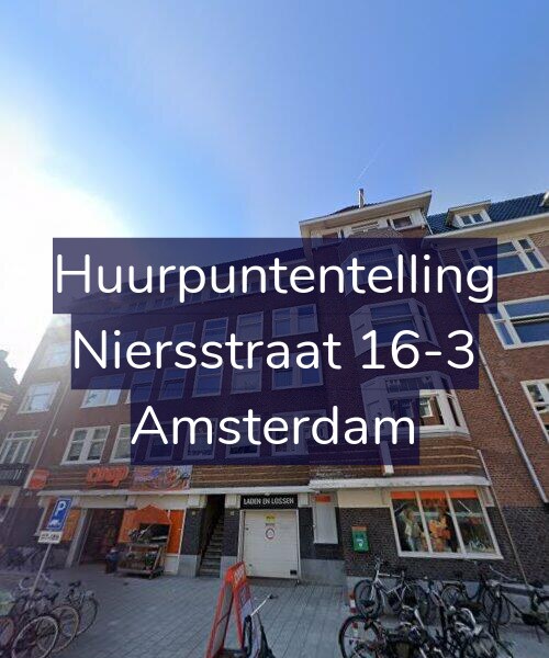 Foto gevel Huurpuntentelling voor Niersstraat 16-3, Amsterdam