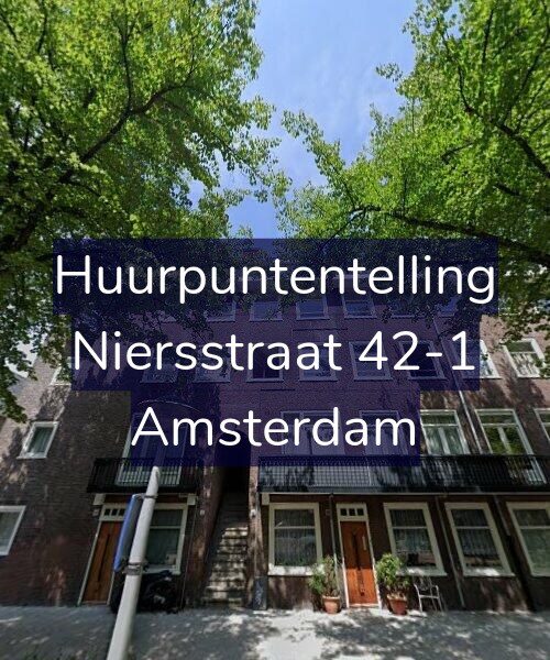Foto gevel Huurpuntentelling voor Niersstraat 42-1, Amsterdam