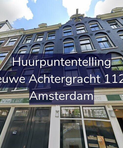 Foto gevel Huurpuntentelling voor Nieuwe Achtergracht 112-G, Amsterdam
