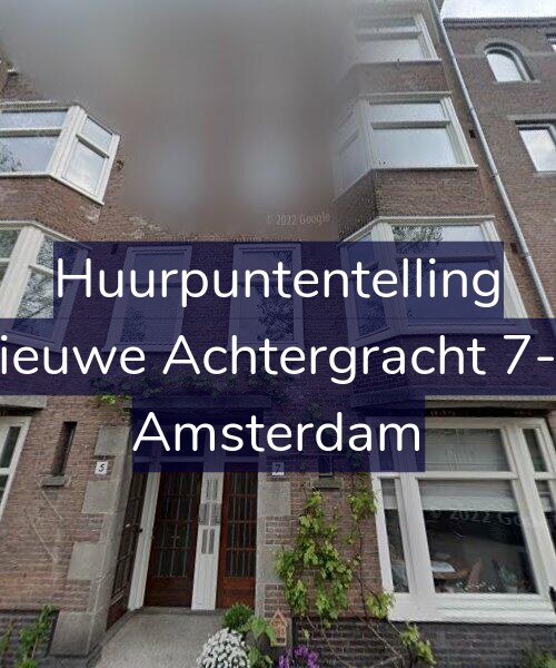 Foto gevel Huurpuntentelling voor Nieuwe Achtergracht 7-H, Amsterdam