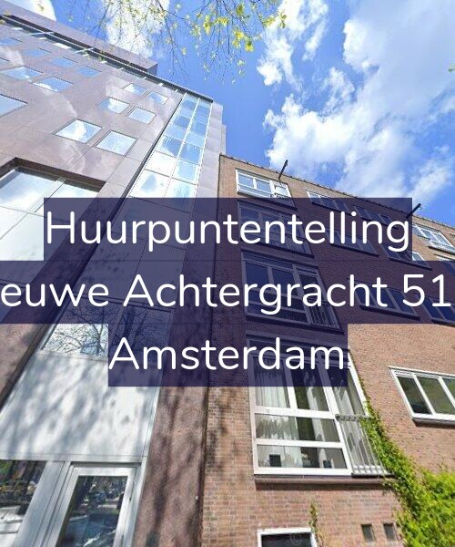 Foto gevel Huurpuntentelling voor Nieuwe Achtergracht 51-2, Amsterdam
