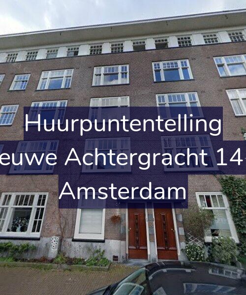 Foto gevel Huurpuntentelling voor Nieuwe Achtergracht 14-H, Amsterdam