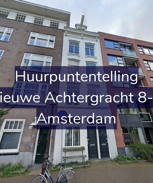 Foto gevel Huurpuntentelling voor Nieuwe Achtergracht 8-H, Amsterdam