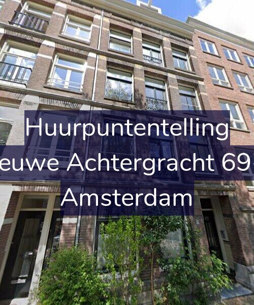 Foto gevel Huurpuntentelling voor Nieuwe Achtergracht 69-H, Amsterdam