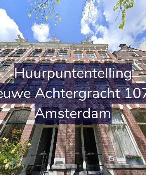 Foto gevel Huurpuntentelling voor Nieuwe Achtergracht 107-3, Amsterdam