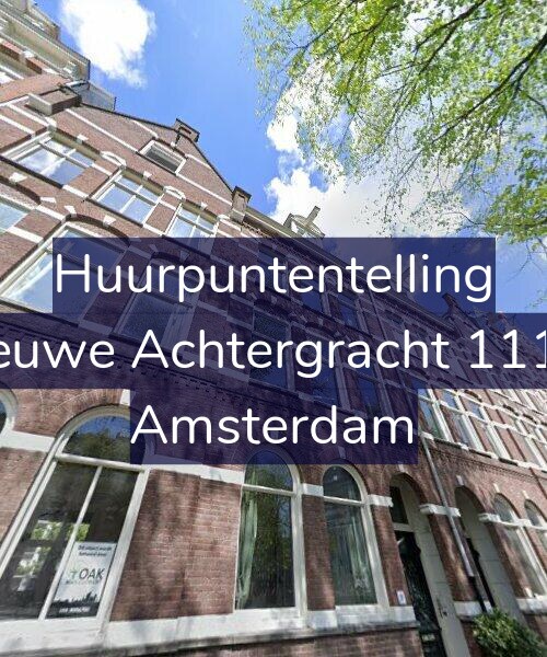 Foto gevel Huurpuntentelling voor Nieuwe Achtergracht 111-2, Amsterdam