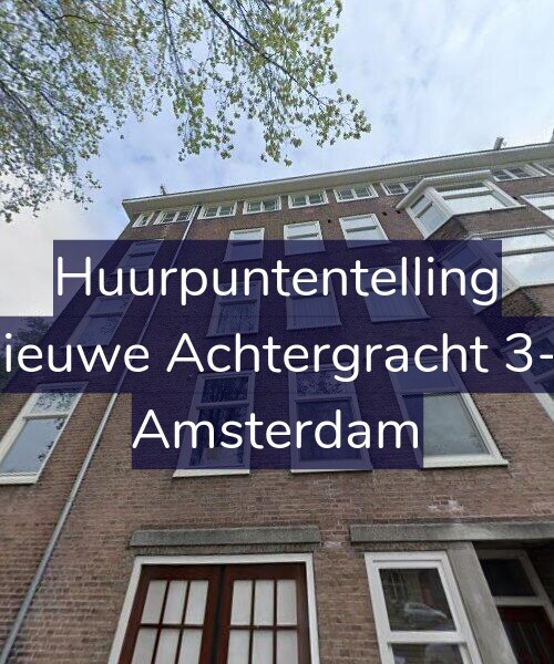Foto gevel Huurpuntentelling voor Nieuwe Achtergracht 3-2, Amsterdam