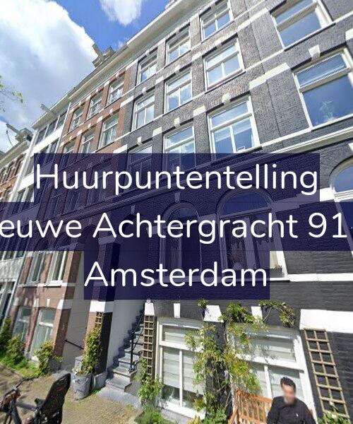 Foto gevel Huurpuntentelling voor Nieuwe Achtergracht 91-H, Amsterdam