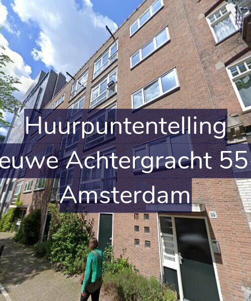 Foto gevel Huurpuntentelling voor Nieuwe Achtergracht 55-H, Amsterdam