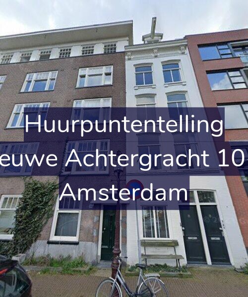 Foto gevel Huurpuntentelling voor Nieuwe Achtergracht 10-H, Amsterdam