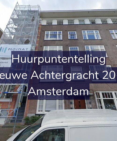 Foto gevel Huurpuntentelling voor Nieuwe Achtergracht 20-H, Amsterdam