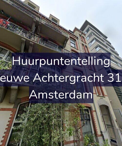 Foto gevel Huurpuntentelling voor Nieuwe Achtergracht 31-1, Amsterdam