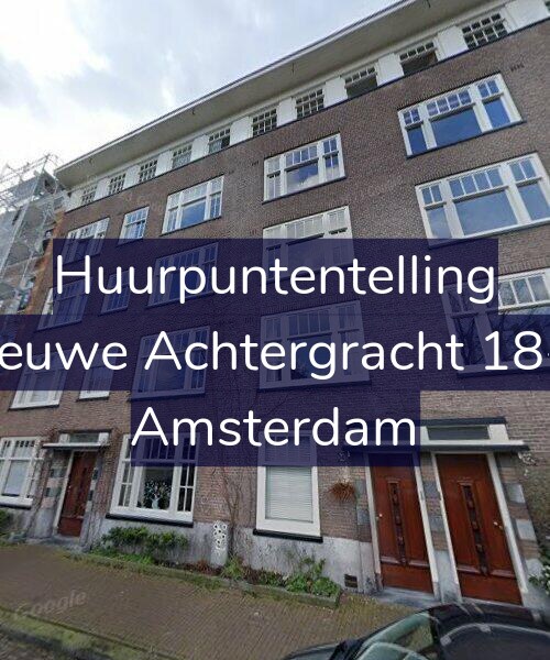 Foto gevel Huurpuntentelling voor Nieuwe Achtergracht 18-H, Amsterdam