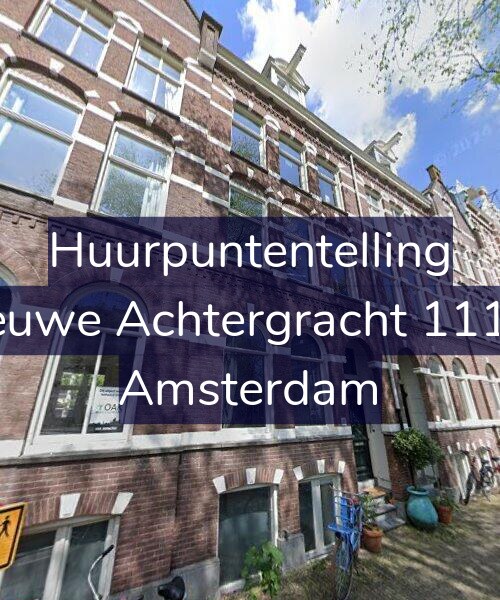 Foto gevel Huurpuntentelling voor Nieuwe Achtergracht 111-H, Amsterdam