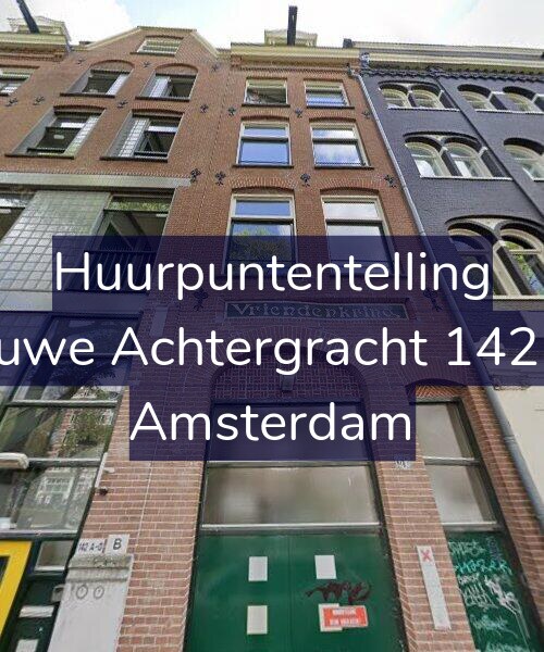 Foto gevel Huurpuntentelling voor Nieuwe Achtergracht 142-A1, Amsterdam
