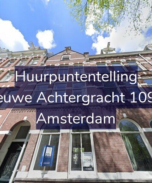 Foto gevel Huurpuntentelling voor Nieuwe Achtergracht 109-3, Amsterdam