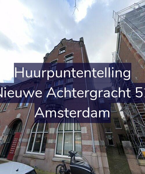 Foto gevel Huurpuntentelling voor Nieuwe Achtergracht 52, Amsterdam