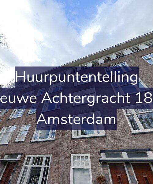 Foto gevel Huurpuntentelling voor Nieuwe Achtergracht 18-2, Amsterdam