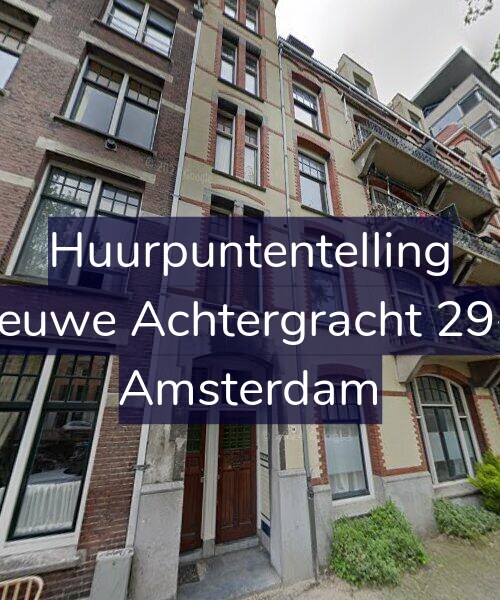 Foto gevel Huurpuntentelling voor Nieuwe Achtergracht 29-H, Amsterdam