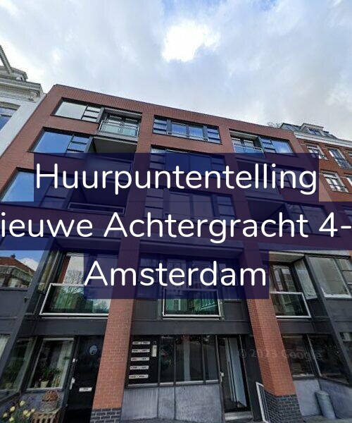 Foto gevel Huurpuntentelling voor Nieuwe Achtergracht 4-A, Amsterdam