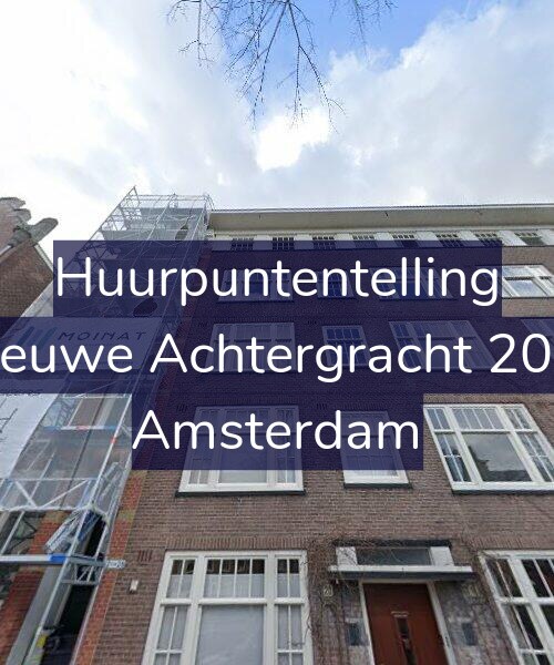 Foto gevel Huurpuntentelling voor Nieuwe Achtergracht 20-2, Amsterdam