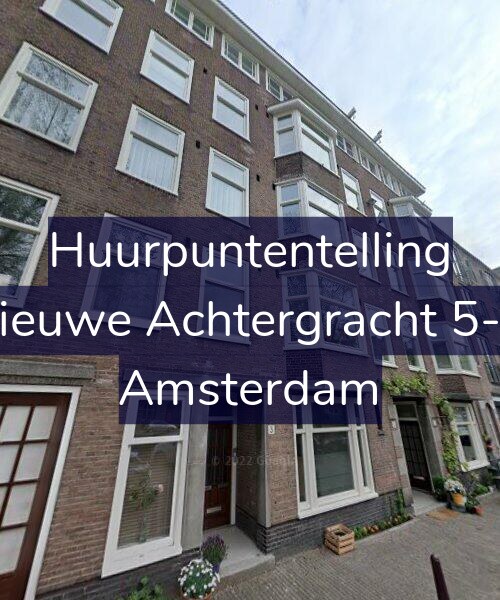 Foto gevel Huurpuntentelling voor Nieuwe Achtergracht 5-H, Amsterdam