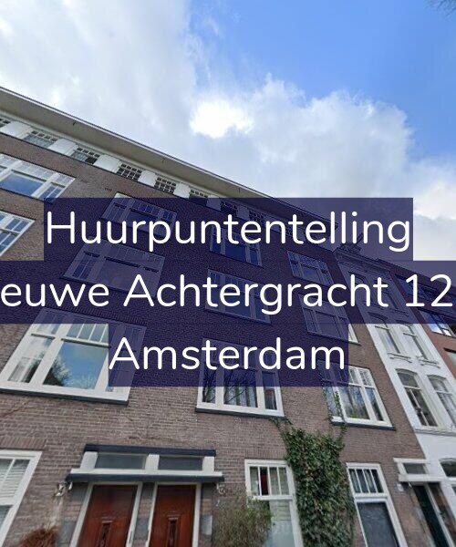 Foto gevel Huurpuntentelling voor Nieuwe Achtergracht 12-2, Amsterdam