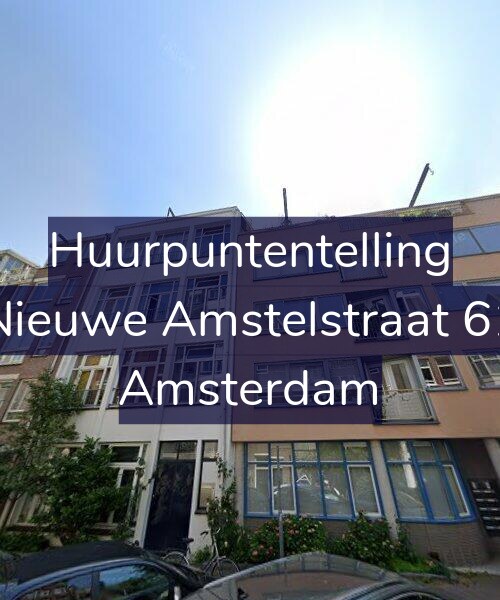 Foto gevel Huurpuntentelling voor Nieuwe Amstelstraat 61, Amsterdam