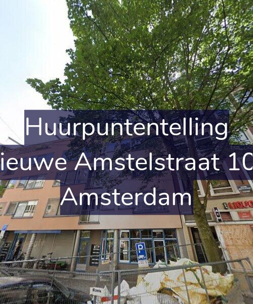 Foto gevel Huurpuntentelling voor Nieuwe Amstelstraat 105, Amsterdam