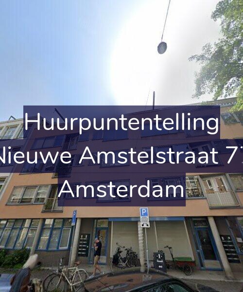 Foto gevel Huurpuntentelling voor Nieuwe Amstelstraat 77, Amsterdam