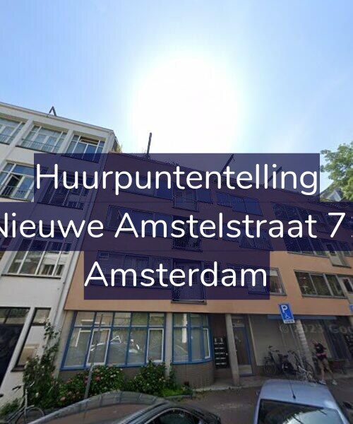 Foto gevel Huurpuntentelling voor Nieuwe Amstelstraat 71, Amsterdam