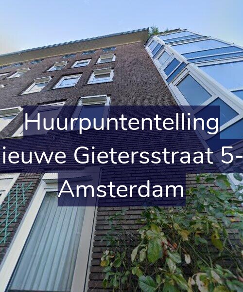Foto gevel Huurpuntentelling voor Nieuwe Gietersstraat 5-3, Amsterdam