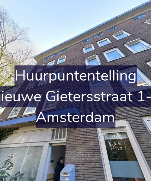 Foto gevel Huurpuntentelling voor Nieuwe Gietersstraat 1-2, Amsterdam